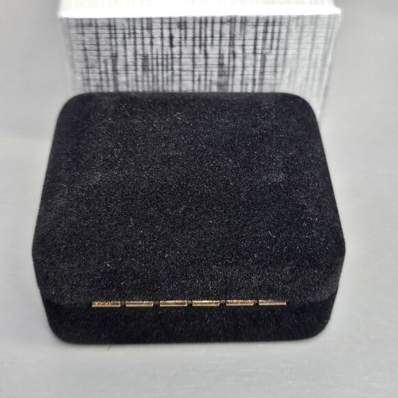 Kay Jewelers Black Velvet Jewelry Box With Silver Gift Box - Picture 3 of 6